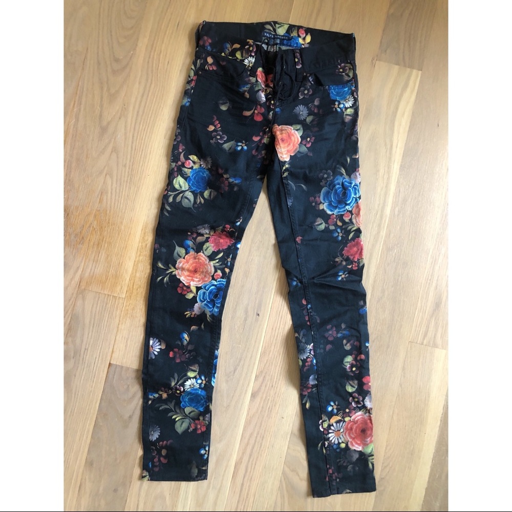 Ralph Lauren Floral Print Jeans